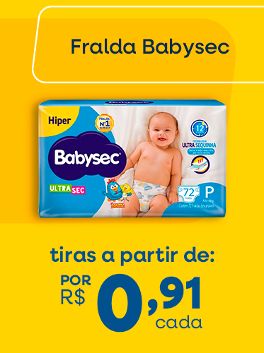 Fraldas Babysec Galinha Pintadinha